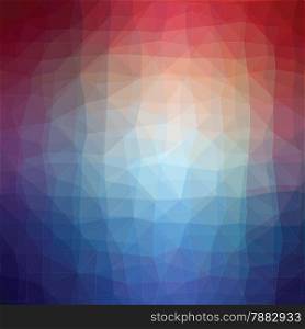Blue and pink luminosity geometric low poly style vector illustration graphic background.