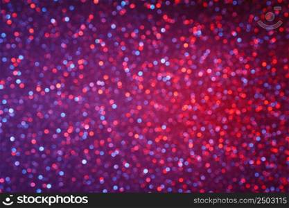 Blue and red lights bokeh background