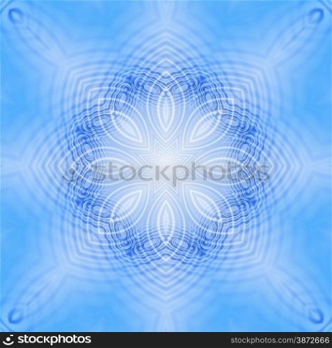 Blue and white background with abstract pattern