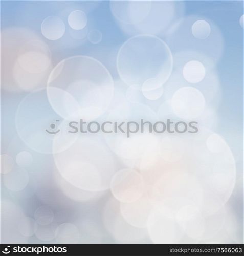 Blue and White Lights Festive background with light beams
