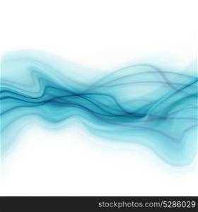 Blue and white modern futuristic background with abstract waves