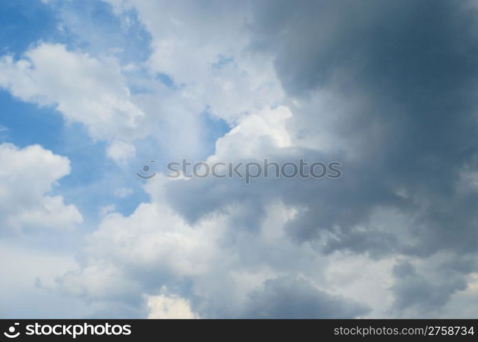 blue and white sky background