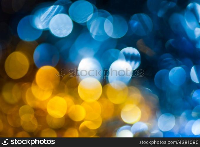 blue and yellow blurred bokeh backdrop