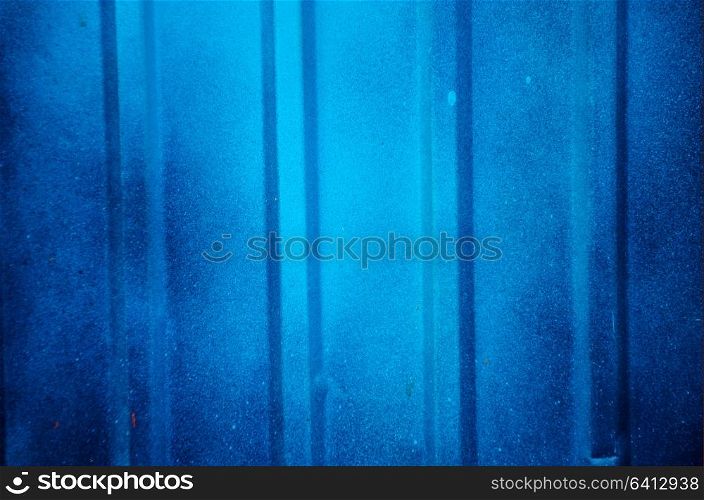 blue background art on metal