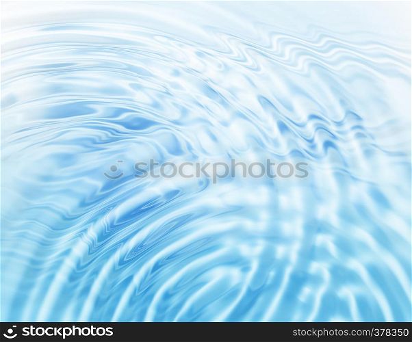 Blue background with abstract circle water ripples pattern