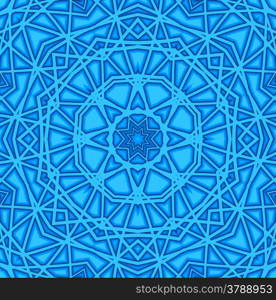 Blue background with abstract pattern