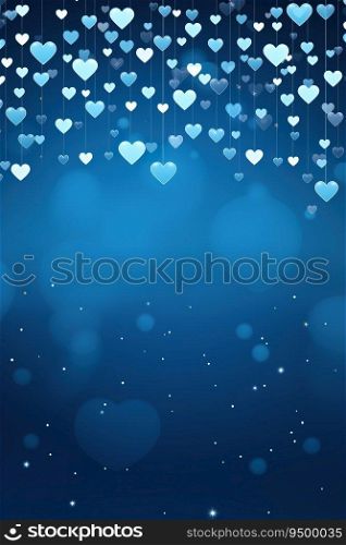 Blue background with hearts, stars and copy space. It’s a boy backdrop with empty space for text. Baby shower or birthday invitation, party. Baby boy birth announcement. Men’s Day. Generative AI. Blue background with hearts, stars and copy space. It’s a boy backdrop with empty space for text. Baby shower or birthday invitation, party. Baby boy birth announcement. Men’s Day. Generative AI.