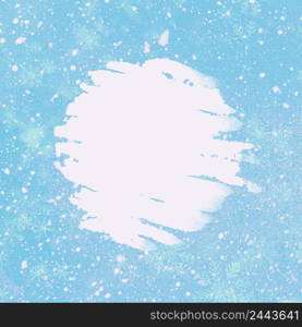 Blue background with snowflakes