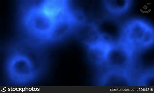 Blue blobs motion background (seamless loop)