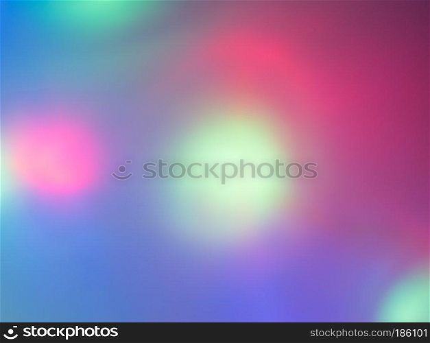 Blue blurred background with multicolored color spots