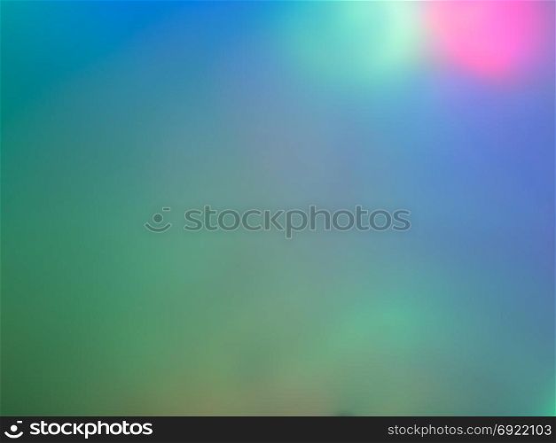 Blue blurred background with multicolored color spots