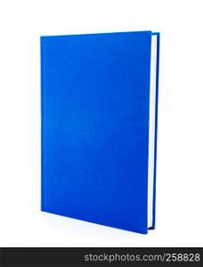 blue book isolated on white background