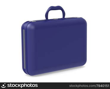 Blue briefcase