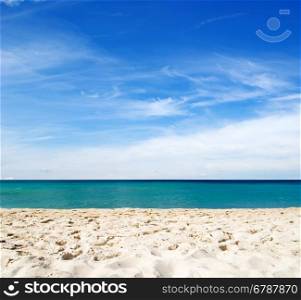 blue caribbean sea beach
