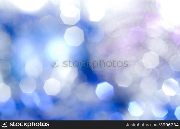 blue christmas light background