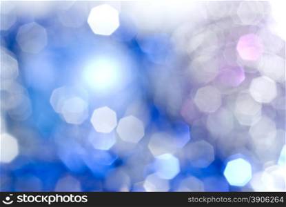 blue christmas light background