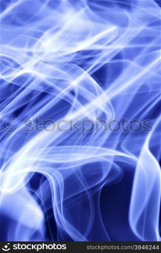 Blue cigarette smoke, may be used as background