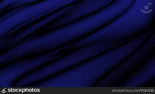 Blue cloth background with copy space