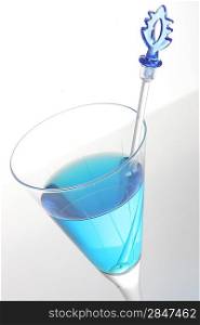 Blue cocktail