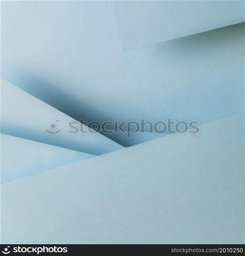 blue color papers geometry composition banner background