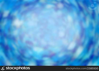 Blue colorful background with defocused lights. Abstract blue bokeh texture. Abstract bokeh blue color background
