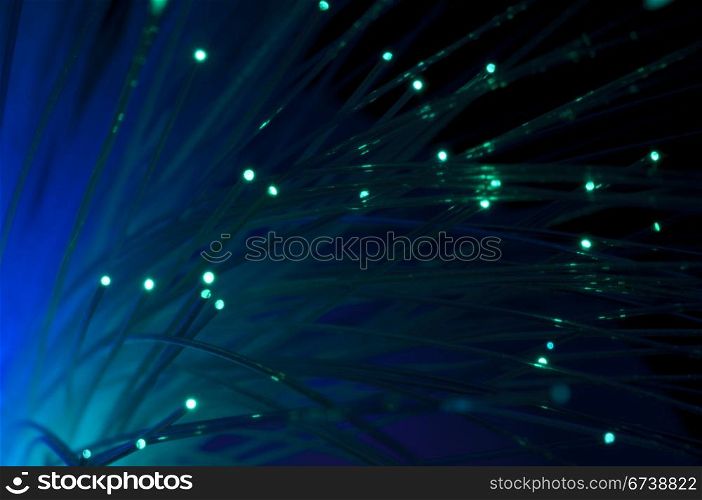 Blue colors optical fibers
