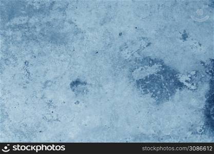 blue concrete or cement material in abstract wall background texture.
