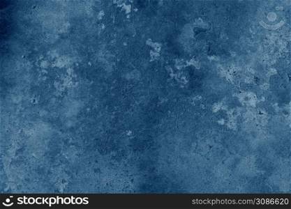 blue concrete or cement material in abstract wall background texture.
