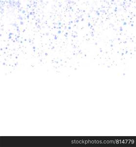 Blue Confetti Pattern Isolated on White Background.. Blue Confetti Pattern Isolated on White Background