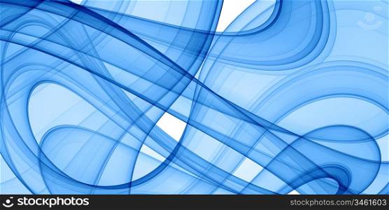 blue curves theme - abstract background for your project