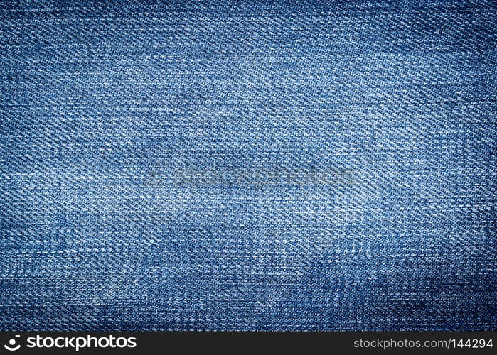 Blue denim jean texture and background