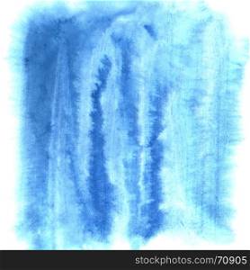Blue diffluent watercolor texture
