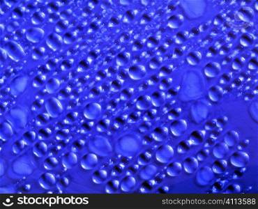 Blue droplets background