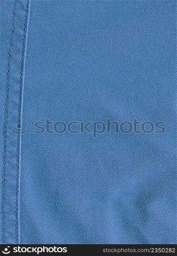 Blue fabric texture. Fabric with natural texture. Blue canvas texture. Light blue textile background