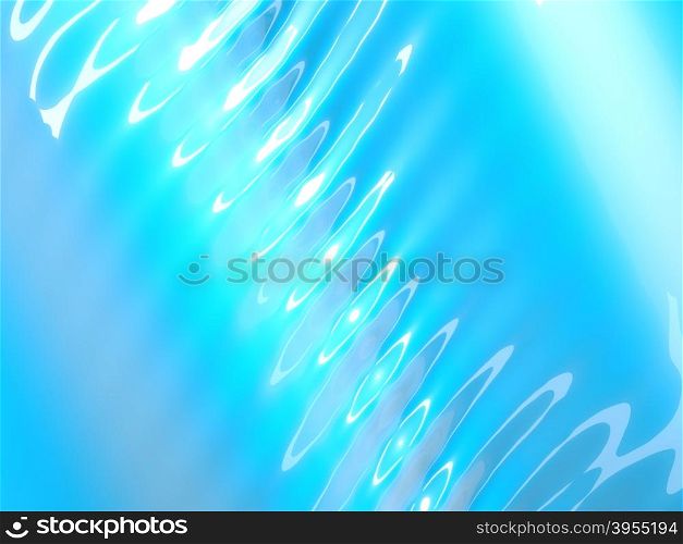 Blue fluid waves and ripples texture. Useful as background or