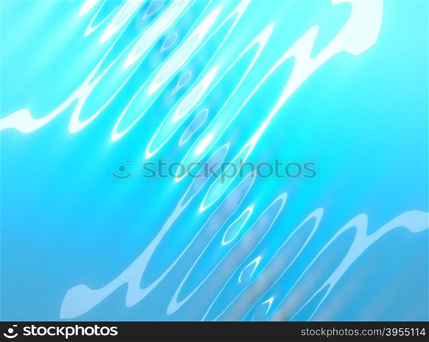 Blue fluid waves and ripples. Useful as background or texture