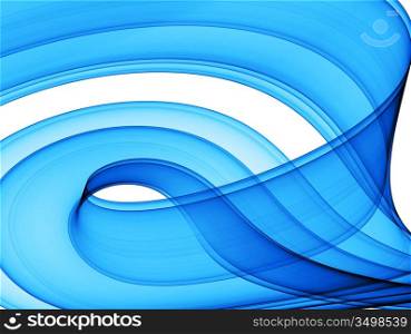 blue formation over white - abstract dynamic background