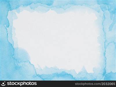 blue frame paints white sheet