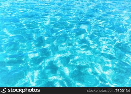 Blue fresh water texture for nature background