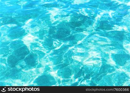 Blue fresh water texture for nature background