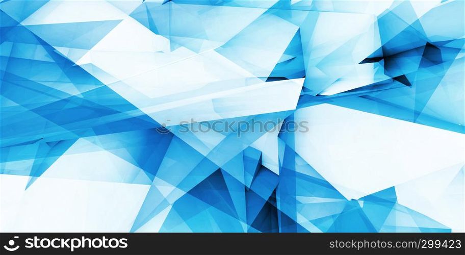 Blue Futuristic Abstract Background as a Concept. Blue Futuristic Abstract