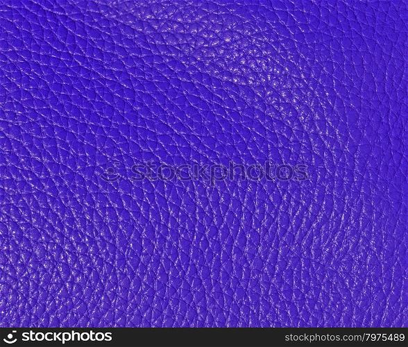Blue genuine leather background