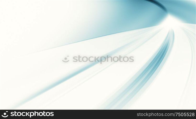 Blue glow blur lines abstract background. 3d rendering. Blue glow blur lines abstract background