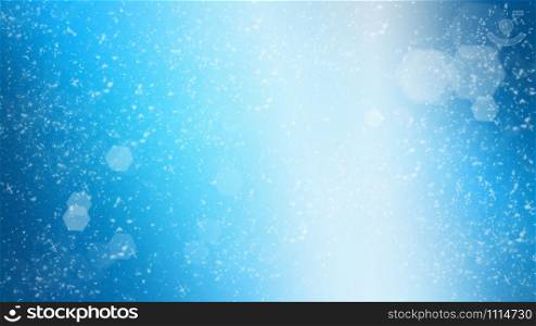 Blue gradient abstract background and light soft