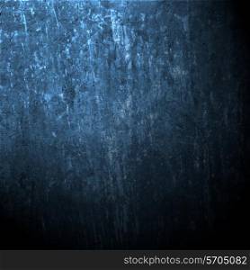 Blue grunge background with stains