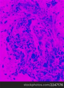 blue holi color powder mixed pink liquid background