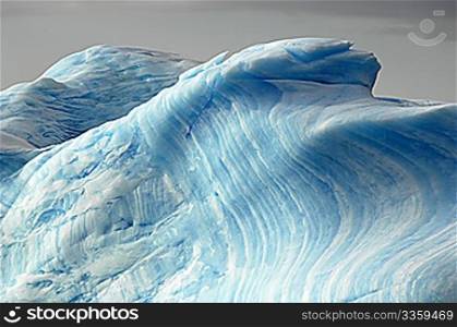 Blue iceberg layers