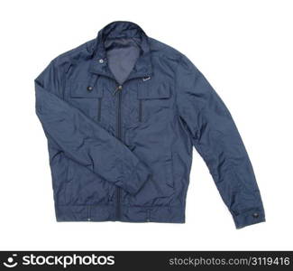 blue jacket isolated on white