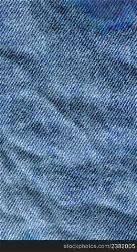 Blue jean textured background. Blue canvas texture. Blue denim jean texture background