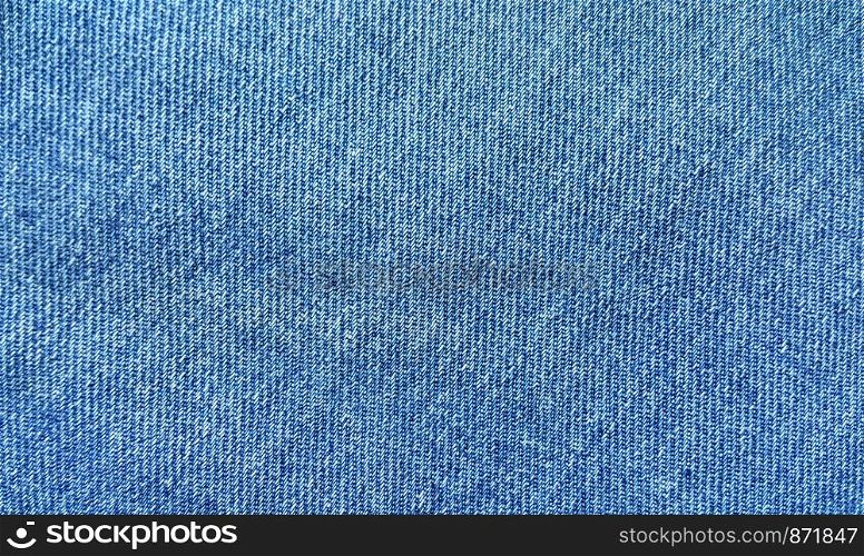 Blue jeans close-up texture